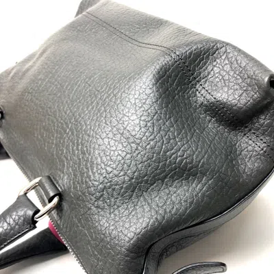 Pre-owned Coach Gray Leather Shoulder Bag ()