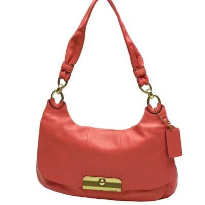 Pre-owned Coach Kristin Pink Leather Shoulder Bag ()