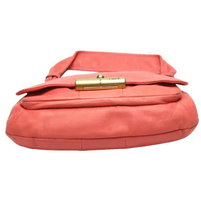 Pre-owned Coach Kristin Pink Leather Shoulder Bag ()