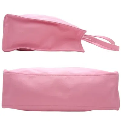 Pre-owned Coach Pink Canvas Tote Bag ()