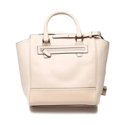 Pre-owned Coach Pink Leather Handbag Shoulder Bag ()