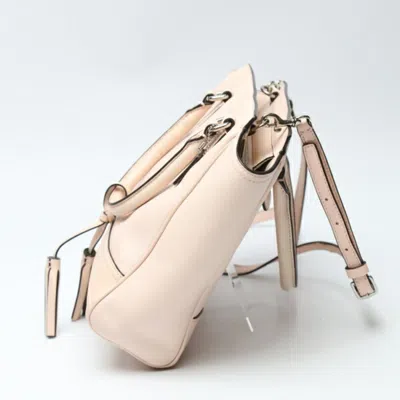 Pre-owned Coach Pink Leather Handbag Shoulder Bag ()
