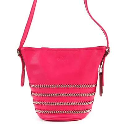 Pre-owned Coach Pink Leather Shoulder Bag ()