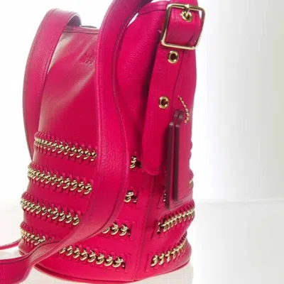 Pre-owned Coach Pink Leather Shoulder Bag ()