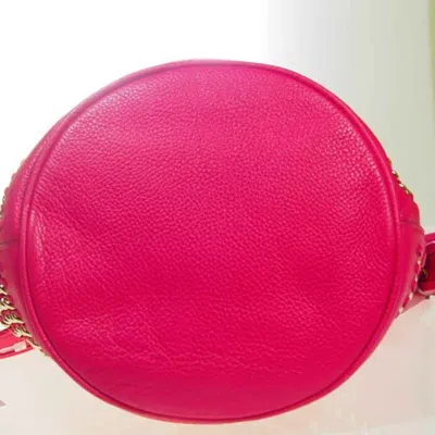 Pre-owned Coach Pink Leather Shoulder Bag ()
