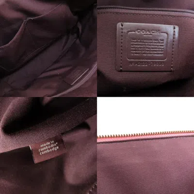Pre-owned Coach Pink Leather Tote Bag ()