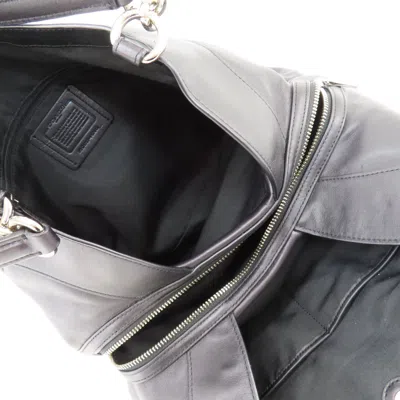 Pre-owned Coach Signature Black Canvas Tote Bag ()