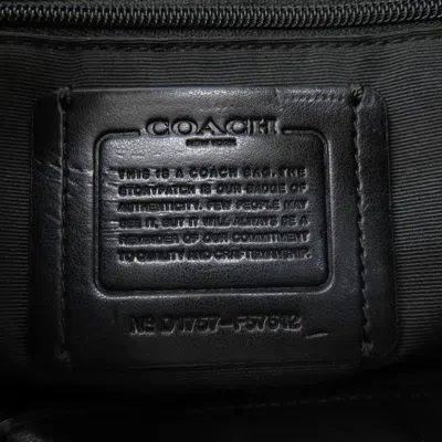 Pre-owned Coach Signature Black Canvas Tote Bag ()