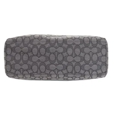 Pre-owned Coach Signature Black Signature Line Shoulder Bag ()