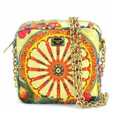 Pre-owned Dolce & Gabbana Multi-color Canvas Shoulder Bag ()
