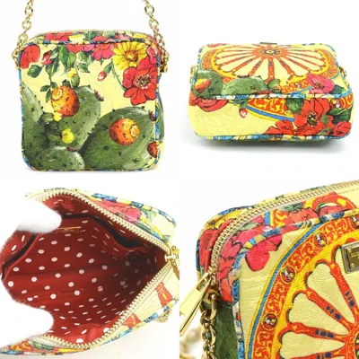 Pre-owned Dolce & Gabbana Multi-color Canvas Shoulder Bag ()