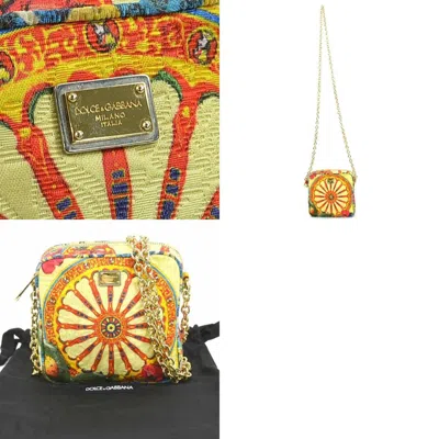 Pre-owned Dolce & Gabbana Multi-color Canvas Shoulder Bag ()