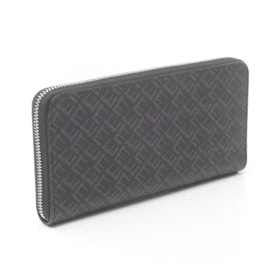 Pre-owned Dunhill Black Leather Coated Canvas Wallet (bi-fold) ()