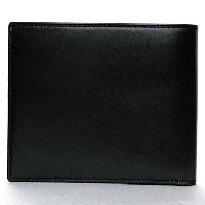 Pre-owned Dunhill Black Leather Wallet (bi-fold) ()