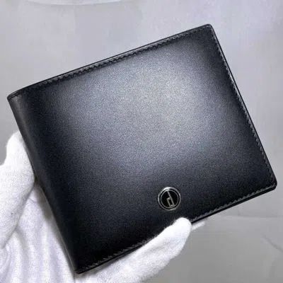 Pre-owned Dunhill Black Leather Wallet (bi-fold) ()