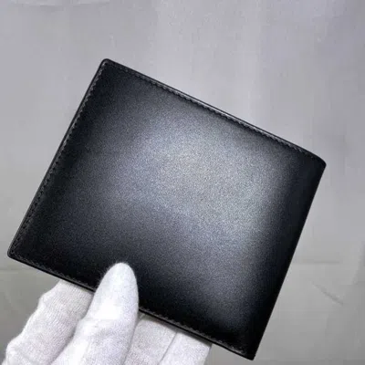 Pre-owned Dunhill Black Leather Wallet (bi-fold) ()