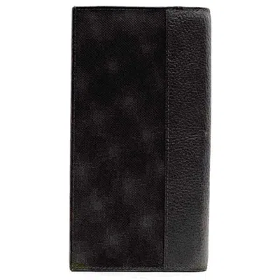 Pre-owned Dunhill Dark Brown Pvc Leather Long Wallet (bi-fold) ()