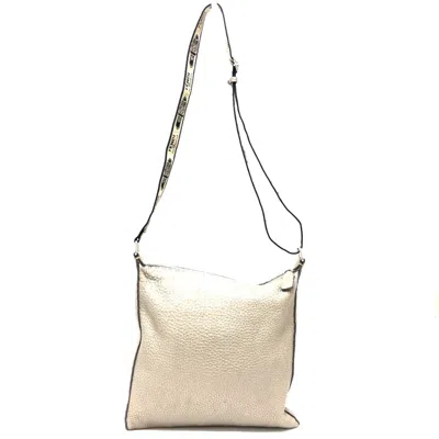 Pre-owned Fendi Beige Leather Shoulder Bag ()