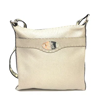 Pre-owned Fendi Beige Leather Shoulder Bag ()