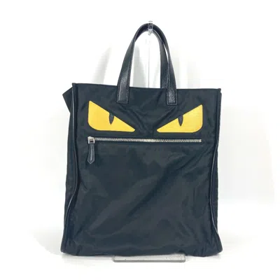 Pre-owned Fendi Black Cloth Tote Bag ()