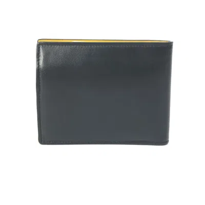 Pre-owned Fendi Black Leather Wallet (bi-fold) ()