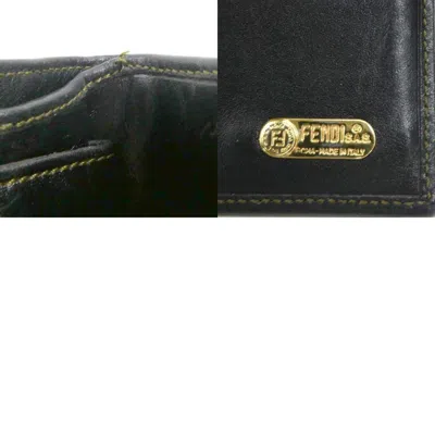 Pre-owned Fendi Brown Canvas Wallet (tri-fold) ()