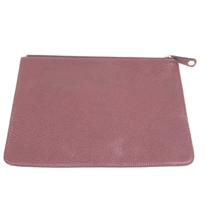Pre-owned Fendi Brown Leather Clutch Bag ()
