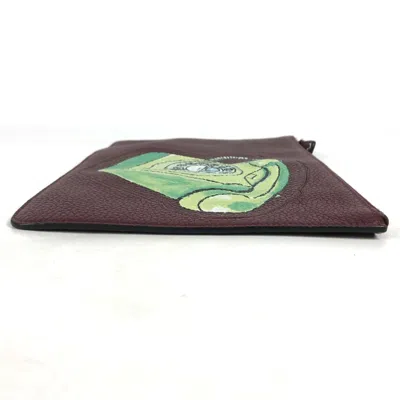 Pre-owned Fendi Brown Leather Clutch Bag ()