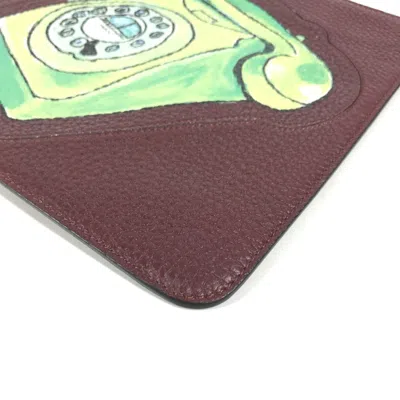 Pre-owned Fendi Brown Leather Clutch Bag ()