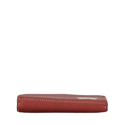 Pre-owned Fendi Brown Leather Wallet (bi-fold) ()
