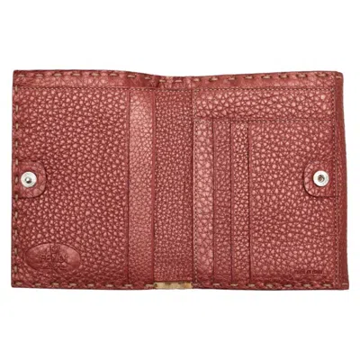 Pre-owned Fendi Brown Leather Wallet (bi-fold) ()