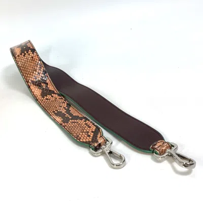 Pre-owned Fendi Brown Other Chain/shoulder Wallet ()