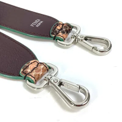 Pre-owned Fendi Brown Other Chain/shoulder Wallet ()