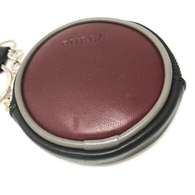 Pre-owned Furla Red Leather Coin Purse/coin Case ()