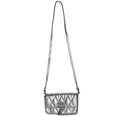 Pre-owned Givenchy Silver Polyester Shoulder Bag ()