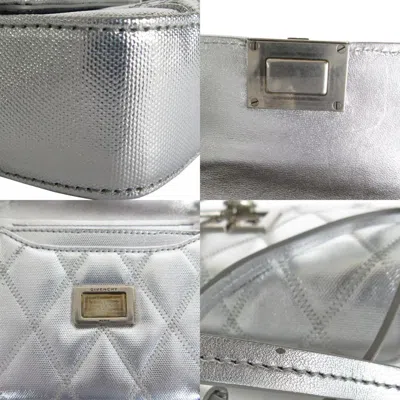 Pre-owned Givenchy Silver Polyester Shoulder Bag ()
