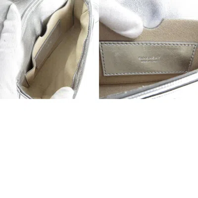 Pre-owned Givenchy Silver Polyester Shoulder Bag ()
