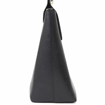 Pre-owned Gucci Bamboo Black Leather Handbag Shoulder Bag ()