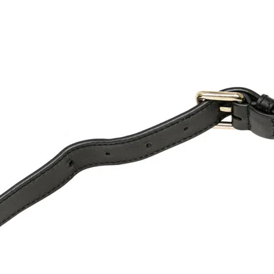 Pre-owned Gucci Beige Black Canvas Leather Shoulder Bag () In Beige, Black
