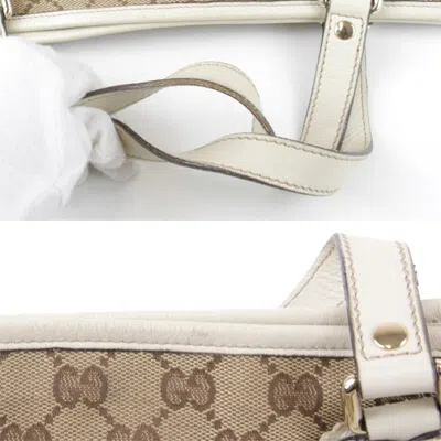 Pre-owned Gucci Beige Gg Canvas Tote Bag ()