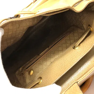 Pre-owned Gucci Beige Leather Backpack ()
