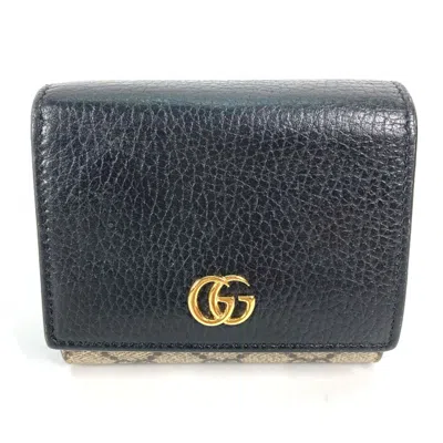 Pre-owned Gucci Beige Leather Wallet (bi-fold) ()