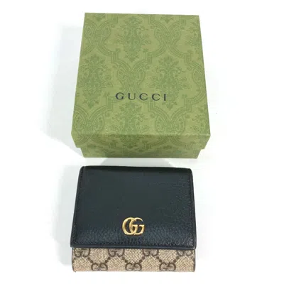 Pre-owned Gucci Beige Leather Wallet (bi-fold) ()