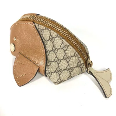 Pre-owned Gucci Beige Other Coin Purse/coin Case ()