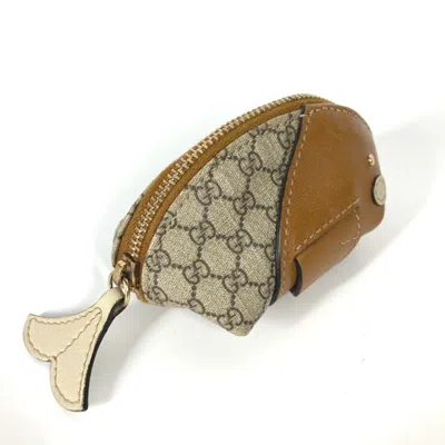 Pre-owned Gucci Beige Other Coin Purse/coin Case ()