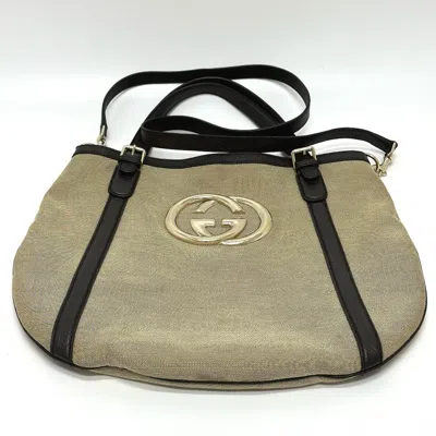 Pre-owned Gucci Beige Other Tote Bag ()