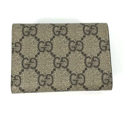 Pre-owned Gucci Beige Other Wallet (tri-fold) ()