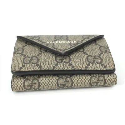 Pre-owned Gucci Beige Other Wallet (tri-fold) ()