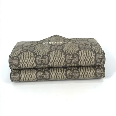 Pre-owned Gucci Beige Other Wallet (tri-fold) ()