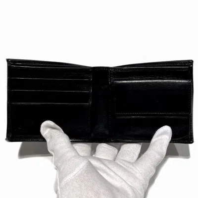 Pre-owned Gucci Black Canvas Leather Wallet (bi-fold) ()